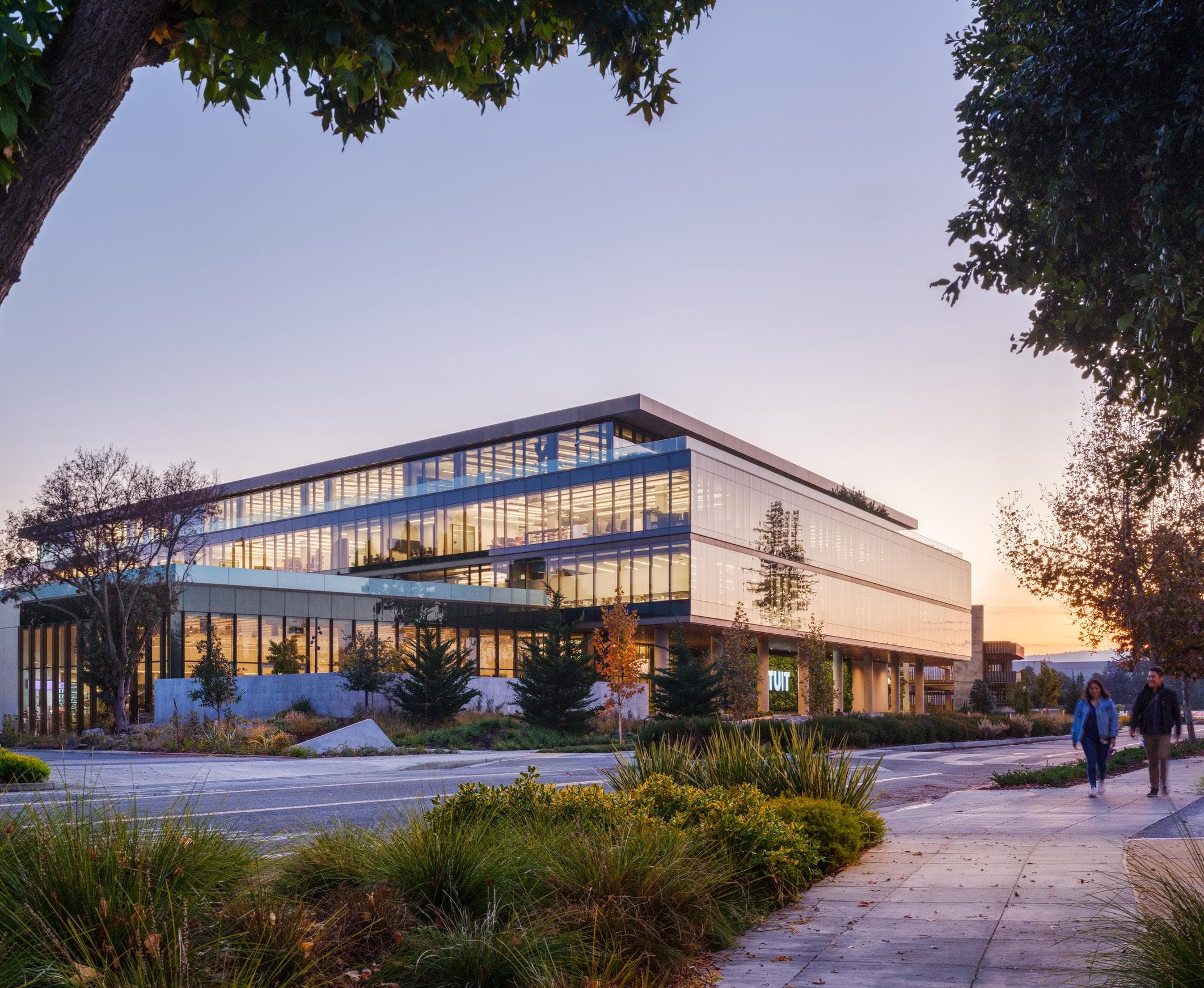 Modern professional office building exterior